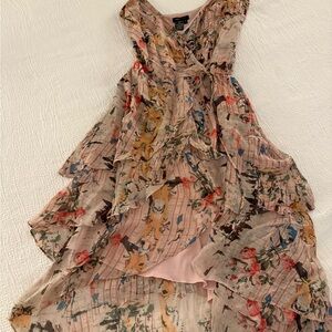 BCBGMaxAzria Multicolor Silk Blend Dress